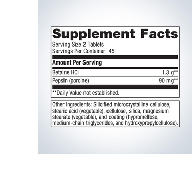 SpectraZyme Betaine HCI + Pepsin